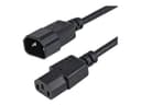 StarTech PXT1001M 1m Power Extension Cord Black thumbnail 3