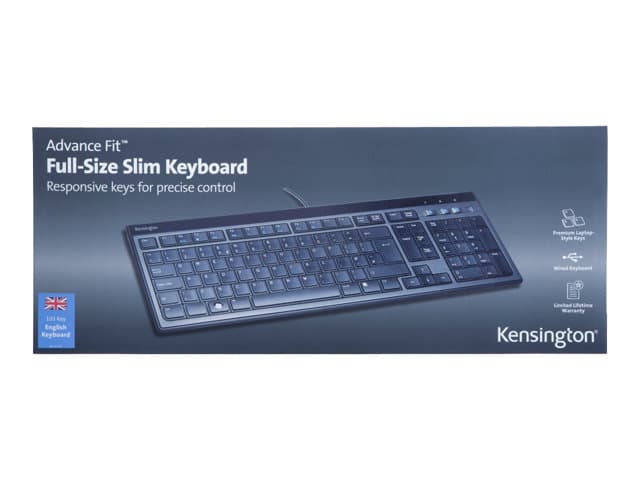 Kensington SlimType Keyboard Black - Image 4