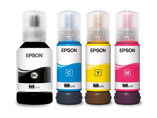EPSON 102 EcoTank Cyan, Magenta, Yellow & Black Ink Bottles - Image 2