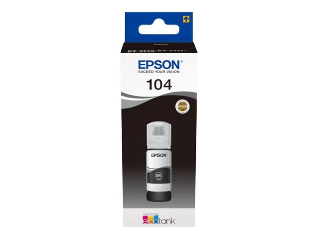 EPSON 104 Black Ecotank Ink Bottle - Image 1