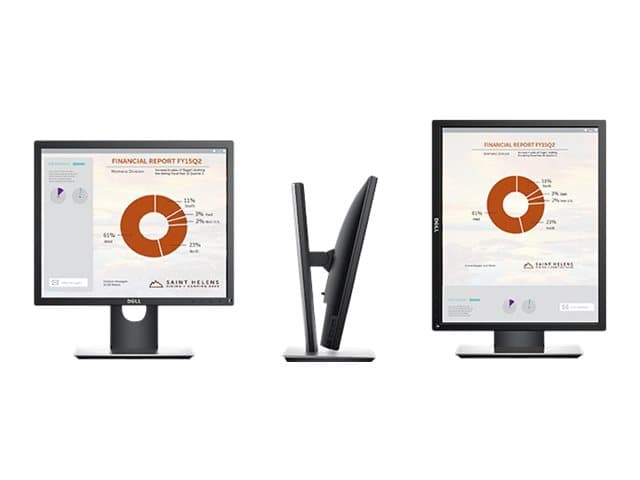 Dell P1917S 19 Inch Professional Monitor - Black - Image 9