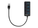 StarTech HB30A4AIB USB Hub Black thumbnail 2