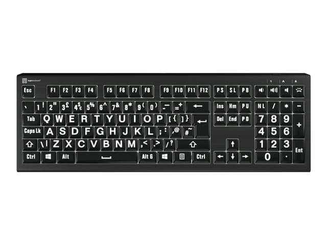 Logic Keyboards Largeprint ASTRA 2 Windows Black - Image 1