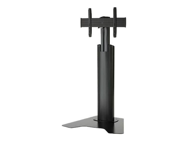 Chief Fusion Medium Height-Adjustable Floor Stand Black