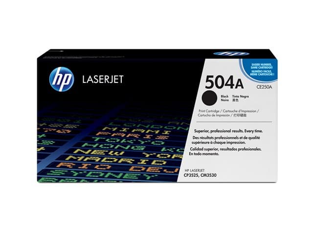 HP 504A CE250A Original HP LaserJet Toner Cartridge - Black - Image 2