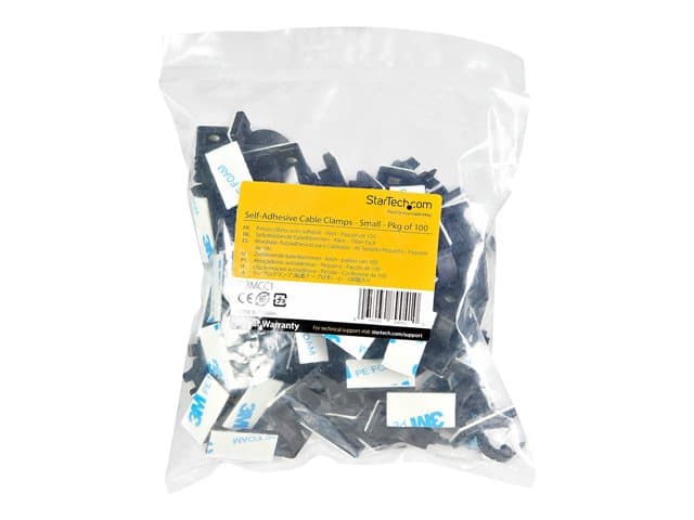 STARTECH CBMCC1 Cable Management Clips 100-Pack Black - Image 8
