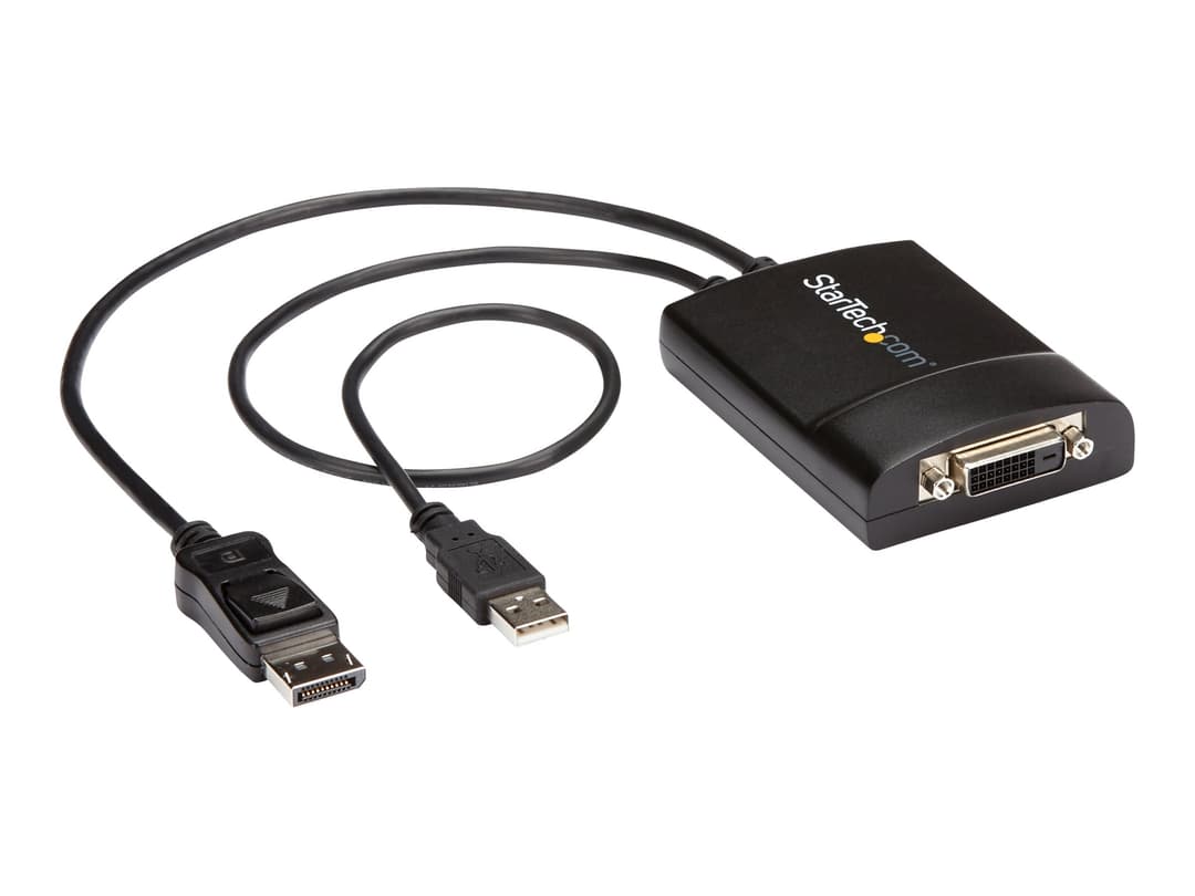 StarTech DisplayPort to DVI Adapter Black - Image 1