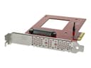 STARTECH U.2 to PCIe Adapter x4 Red thumbnail 1