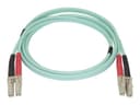 StarTech OM4 LC to LC Fiber Patch Cable 1m Aqua thumbnail 2