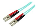 StarTech OM4 LC to LC Fiber Patch Cable 1m Aqua thumbnail 4