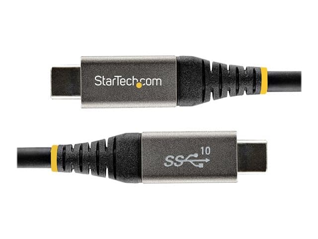 StarTech USB-C Cable 1m Grey/Black - Image 2