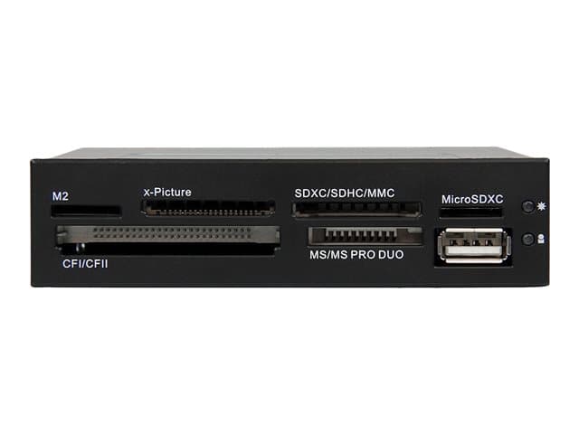 StarTech 35FCREADBK3 Multi-Card Reader USB 2.0 Black - Image 2