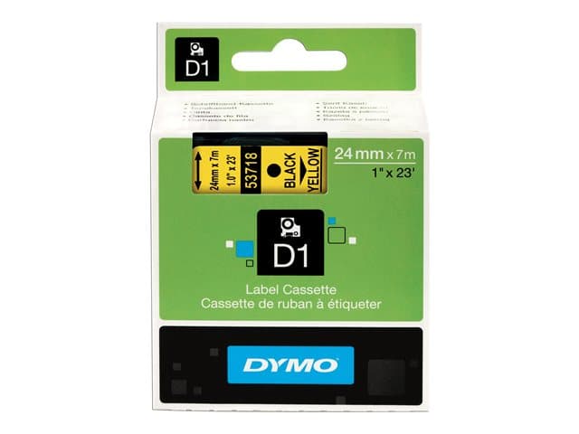 DYMO D1 - label tape - 1 cassette(s) - Roll (2.4 cm x 7 m) - Image 2