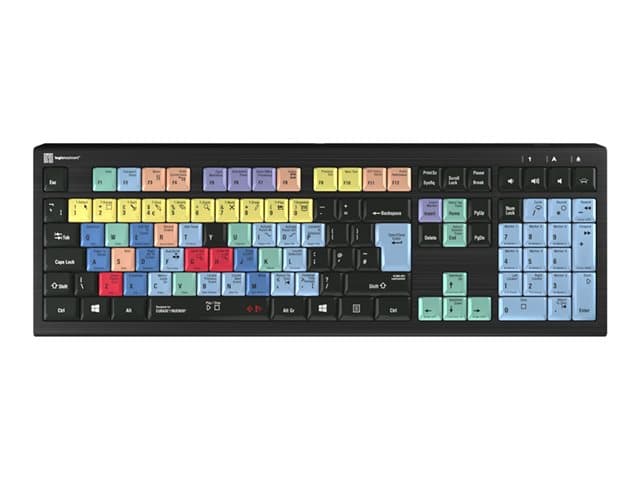 Logic Keyboards Cubase Nuendo Astra 2 Keyboard Black - Image 1