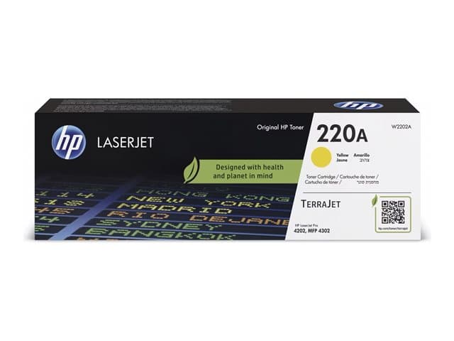 HP 220A - yellow - original - LaserJet - toner cartridge (W2202A) - Image 2