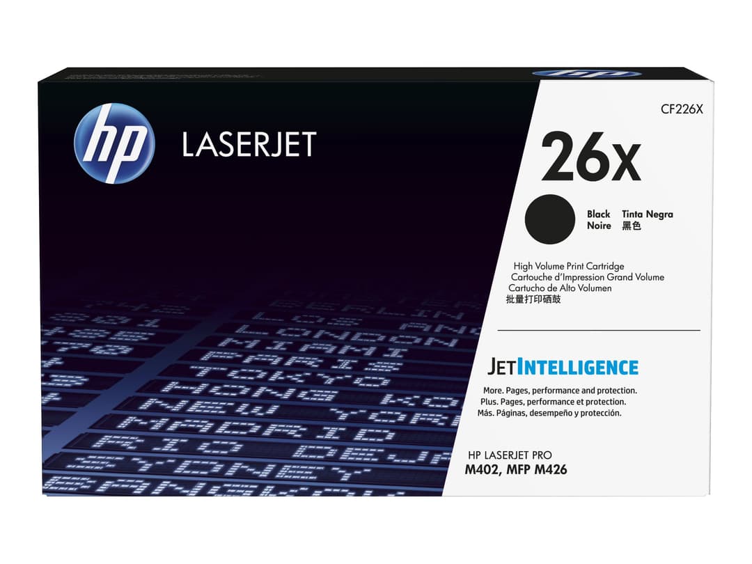 HP 26X - High Yield - black - original - LaserJet - toner cartridge (CF226X) - Image 1