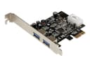StarTech.com 2 Port PCI Express (PCIe) SuperSpeed USB 3.0 Card Adapter with UASP - LP4 Power - Dual Port USB 3 PCIe Controller (PEXUSB3S25) - USB adapter - PCI Express x1 - USB 3.0 x 2 thumbnail 7