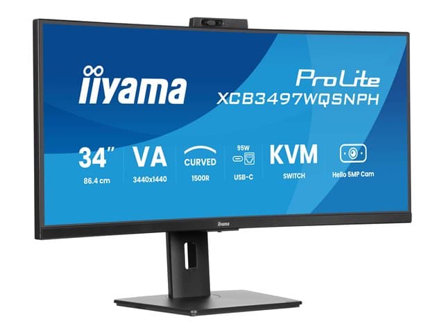 IIYAMA ProLite XCB3497WQSNPH-B1 34" Monitor Black - Image 6