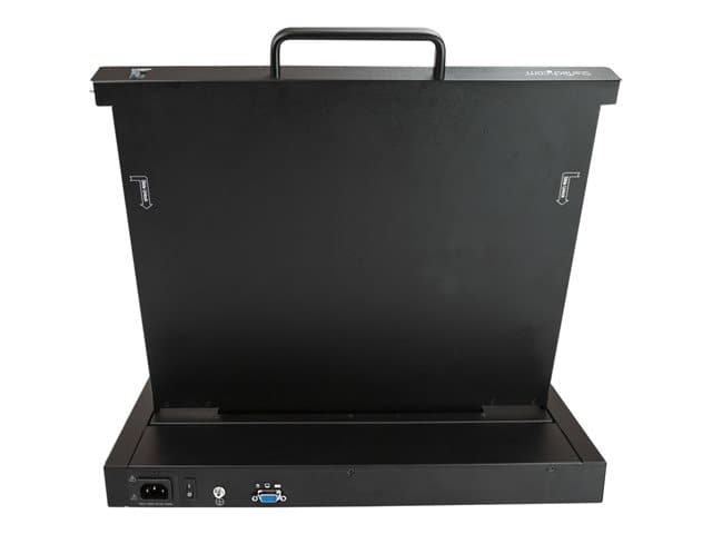 StarTech.com Rackmount KVM Console, Single Port VGA KVM with 17" LCD Monitor for Server Rack, Fully Featured Universal 1U LCD KVM Drawer with Cables & Hardware, USB Support, 50,000 MTBF - LCD KVM Concole Drawer (RKCONS1701) - KVM console - 17" - Image 4