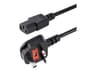 StarTech BS13U-1M Power Cable Black
