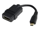 StarTech HDMI to Micro HDMI Adapter Black thumbnail 1