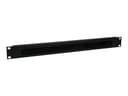 StarTech 1U Brush Strip Cable Management Panel Black thumbnail 1