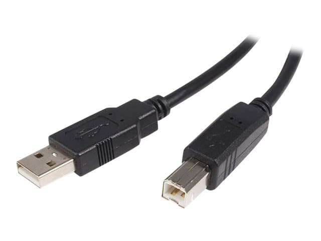 StarTech USB 2.0 A to B Cable 1m Black - Image 1