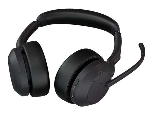 Jabra Evolve2 55 UC Stereo - headset - USB-C, USB-A - with charging stand - Image 6