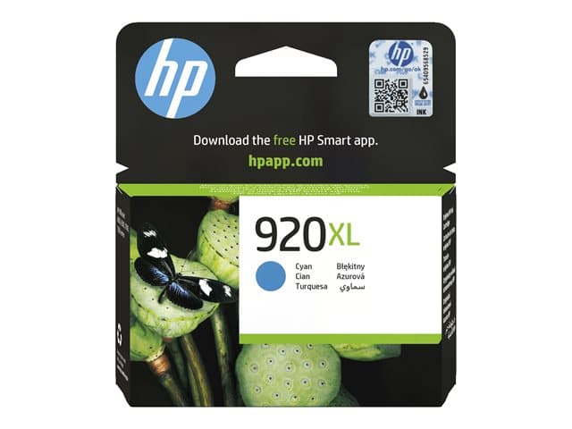 HP 920XL - High Yield - cyan - original - ink cartridge - Image 1