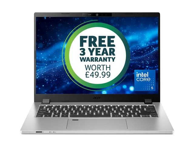 Acer TravelMate P2 14 Intel Core 5-120U 8GB 256GB Pure Silver - Image 2