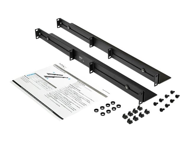 StarTech UNIRAILS1UB Rack Rail Kit Black - Image 6