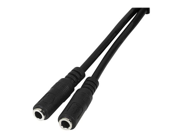 StarTech 3.5mm Headset Splitter Adapter Black - Image 7