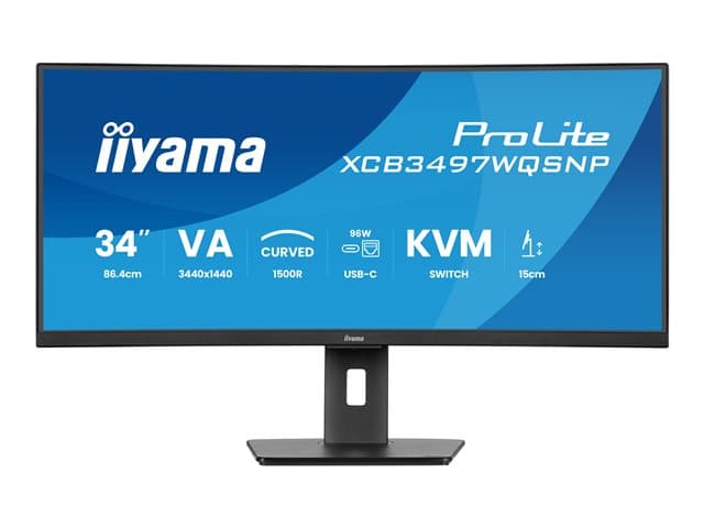 iiyama ProLite XCB3497WQSNP-B1 - LED monitor - curved - 34" - HDR - Image 2
