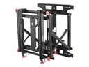 Peerless SmartMount Supreme Full Service Video Wall Mount with Quick Release bracket - for video wall - black thumbnail 1