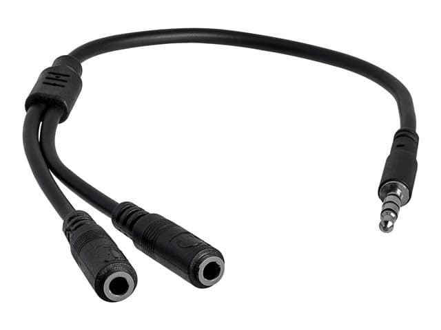 StarTech 3.5mm Headset Splitter Adapter Black - Image 4