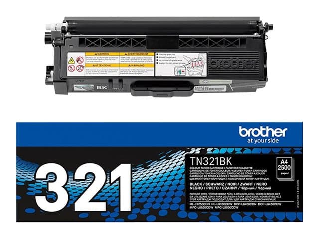 Brother TN-321BK Original Toner Cartridge, Standard Yield - Black - Image 2