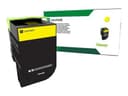Lexmark X317 - yellow - original - toner cartridge - LCCP, LRP thumbnail 1