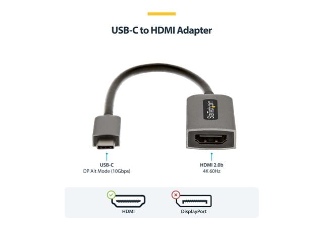 StarTech USB-C to HDMI Adapter Space Grey - Image 9