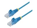 StarTech Slim LSZH CAT6 Patch Cable 1m Blue thumbnail 1