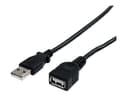 StarTech USBEXTAA3BK USB 2.0 Extension Cable A to A Black thumbnail 1