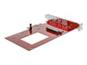 STARTECH U.2 to PCIe Adapter x4 Red thumbnail 4