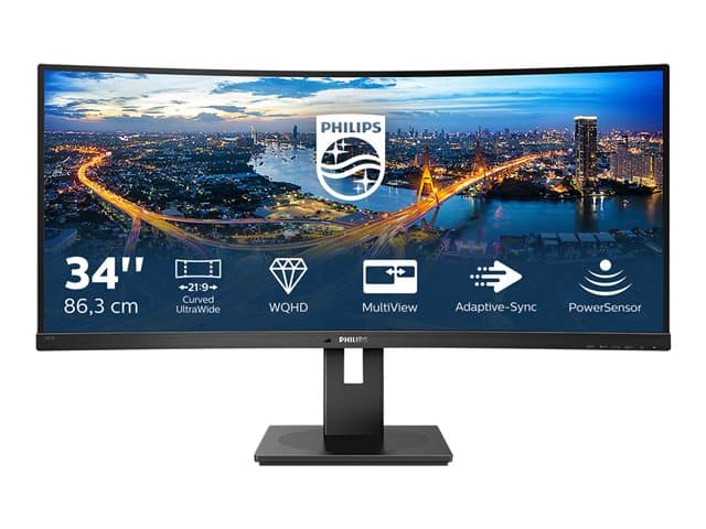 Philips 345B1C 34" Curved LED Monitor Black - Image 2