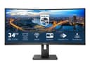 Philips 345B1C 34" Curved LED Monitor Black thumbnail 2