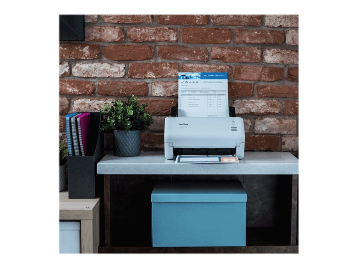 Brother ADS-4100 - document scanner - desktop - USB 3.0, USB 2.0 (Host)