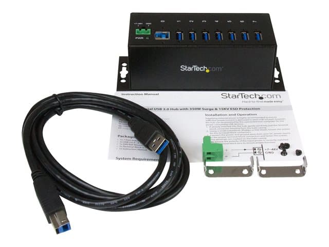 StarTech ST7300USBME 7-Port USB 3.0 Hub Black - Image 6