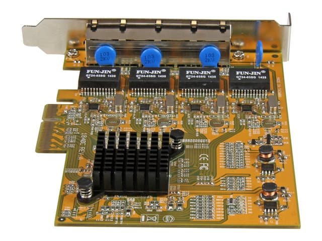 StarTech.com 4 Port Gigabit NIC PCIe Network Card - Quad Port Adapter (ST1000SPEX43) - network adapter - PCIe - Gigabit Ethernet x 4 - Image 2