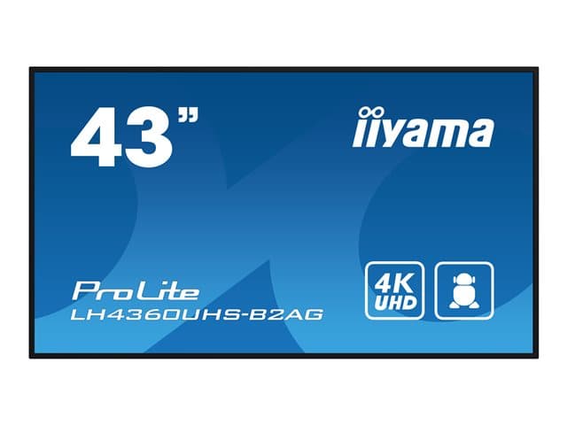 iiyama ProLite LH4360UHS-B2AG 43" Class (42.5" viewable) LED-backlit LCD display - 4K - for digital signage - Image 2