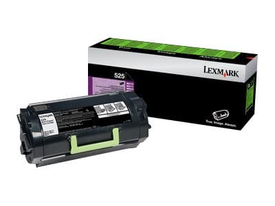 Lexmark 522 - black - original - toner cartridge - LCCP, LRP - Image 1