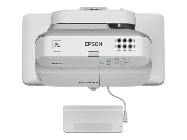 Epson EB-695Wi - 3LCD projector - LAN - grey, white - Image 2