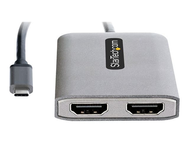 StarTech USB-C to Dual HDMI MST Hub Grey - Image 6